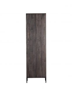 Armoire fa&ccedil;ade en bois de fr&ecirc;ne nervur&eacute; Avourio, larg. 60 x haut. 210 cm -Entrée & couloir Soldes Armoire facade en bois de frene nervure Avourio 3