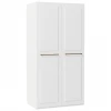Westwing Collection Armoire modulaire blanche Charlotte, larg. 100 cm, variantes multiples, Basic Interior, hauteur 200 cm