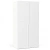 Westwing Collection Armoire modulaire blanche Leon, largeur 100 cm, plusieurs variantes, Basic Interior, hauteur 200 cm