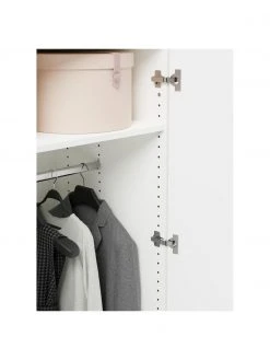 Westwing Collection Armoire modulaire blanche Leon, largeur 50 cm, plusieurs variantes, Basic Interior, hauteur 200 cm -Entrée & couloir Soldes Armoire modulaire blanche Leon largeur 50 cm plusieurs variantes 4