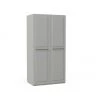 Westwing Collection Armoire modulaire grise Charlotte, larg. 100 cm, plusieurs variantes, Basic Interior, hauteur 200 cm