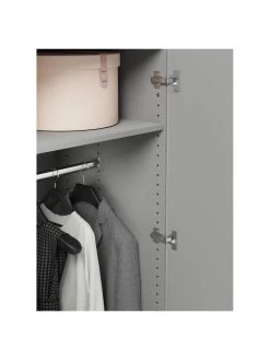 Westwing Collection Armoire modulaire grise Charlotte, larg. 50 cm, plusieurs variantes, Basic Interior, hauteur 200 cm -Entrée & couloir Soldes Armoire modulaire grise Charlotte larg 50 cm plusieurs variantes 4