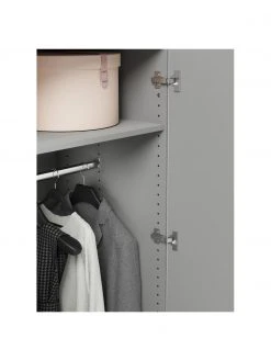 Westwing Collection Armoire modulaire grise Leon, largeur 50 cm, plusieurs variantes, Basic Interior, hauteur 200 cm -Entrée & couloir Soldes Armoire modulaire grise Leon largeur 50 cm plusieurs variantes 3