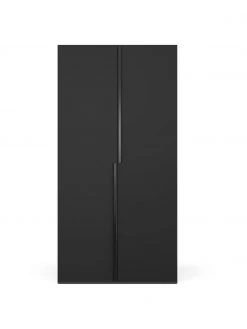 Westwing Collection Armoire modulaire noire Leon, largeur 100 cm, plusieurs variantes, Basic Interior, hauteur 200 cm -Entrée & couloir Soldes Armoire modulaire noire Leon largeur 100 cm plusieurs variantes 5