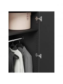 Westwing Collection Armoire modulaire noire Leon, largeur 50 cm, plusieurs variantes, Basic Interior, hauteur 200 cm 10 Westwing Collection Armoire modulaire noire Leon, largeur 50 cm, plusieurs variantes, Basic Interior, hauteur 200 cm -Entrée & couloir Soldes Armoire modulaire noire Leon largeur 50 cm plusieurs variantes 4