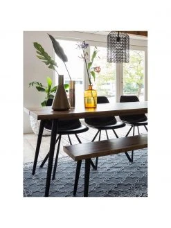 Dutchbone Banc à lignes bois naturel Alagon, larg. 140 x haut. 45 cm 8 Dutchbone Banc à lignes bois naturel Alagon, larg. 140 x haut. 45 cm -Entrée & couloir Soldes Banc a lignes bois naturel Alagon 2