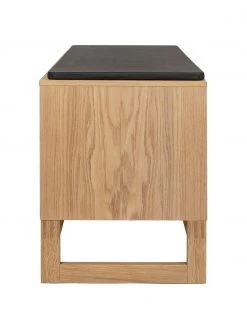 Woodman Banc avec tiroir et tablette en bois Slussen, larg. 100 x haut. 50 cmDisponibilité limitée -Entrée & couloir Soldes Banc avec tiroir et tablette en bois Slussen 3