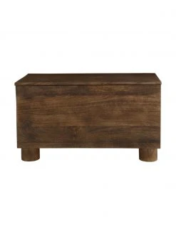 Banc bois de manguier avec rangement Grow, larg. 80 x haut. 45 cm -Entrée & couloir Soldes Banc bois de manguier avec rangement Grow 3