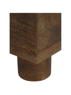 Banc bois de manguier avec rangement Grow, larg. 80 x haut. 45 cm -Entrée & couloir Soldes Banc bois de manguier avec rangement Grow 5