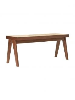 Westwing Collection Banc cannage Sissi, larg. 110 x haut. 48 cm