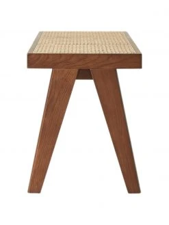 Westwing Collection Banc cannage Sissi, larg. 110 x haut. 48 cm -Entrée & couloir Soldes Banc cannage Sissi 17