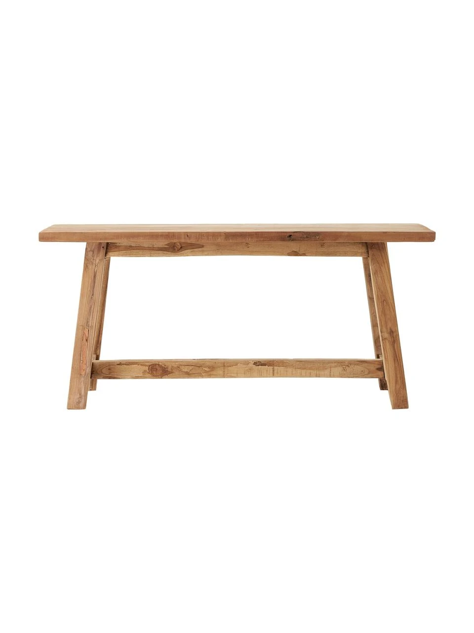 Westwing Collection Banc décoratif teck recyclé Lawas, larg. 100 x haut. 46 cm 4 Westwing Collection Banc décoratif teck recyclé Lawas, larg. 100 x haut. 46 cm – Image 4