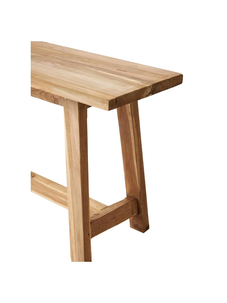 Westwing Collection Banc décoratif teck recyclé Lawas, larg. 100 x haut. 46 cm 6 Westwing Collection Banc décoratif teck recyclé Lawas, larg. 100 x haut. 46 cm – Image 6