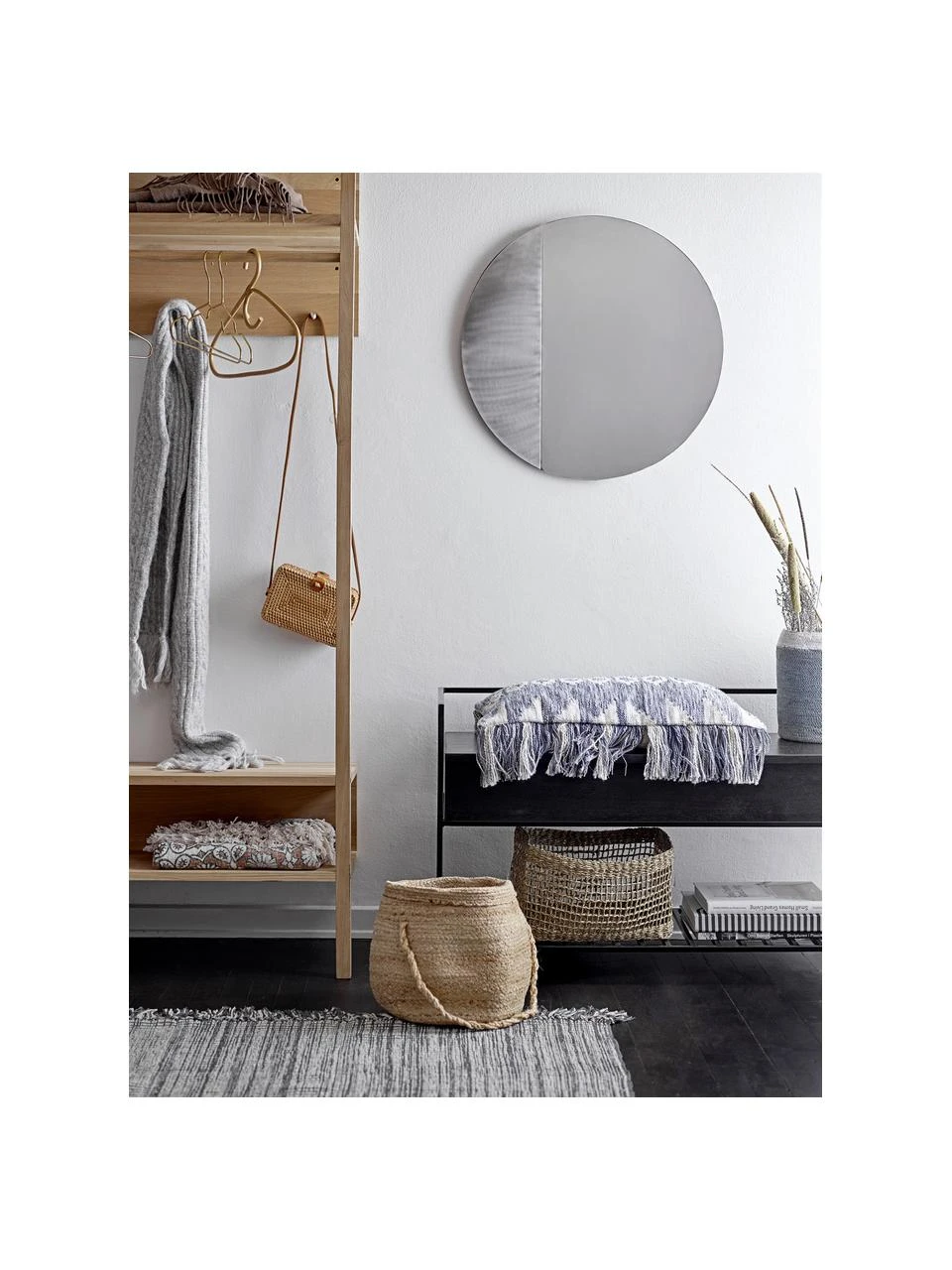 Bloomingville Banc dressing avec espace de rangement Abelone, larg. 102 x prof. 40 cm 2 Bloomingville Banc dressing avec espace de rangement Abelone, larg. 102 x prof. 40 cm – Image 2