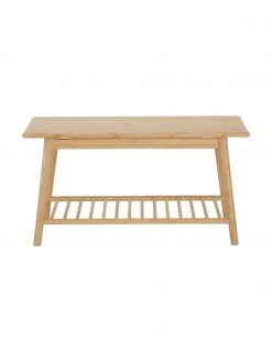 Banc en bambou Noble, larg. 90 x haut. 45 cm -Entrée & couloir Soldes Banc en bambou Noble 2