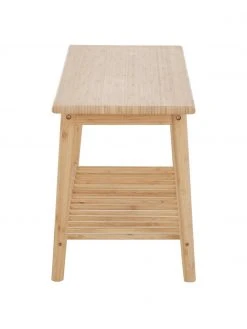 Banc en bambou Noble, larg. 90 x haut. 45 cm -Entrée & couloir Soldes Banc en bambou Noble 3