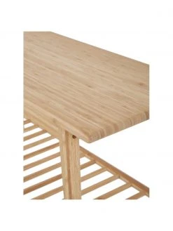 Banc en bambou Noble, larg. 90 x haut. 45 cm -Entrée & couloir Soldes Banc en bambou Noble 5