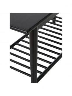 Banc en bambou noir Noble, larg. 90 x haut. 45 cmDisponibilité limitée -Entrée & couloir Soldes Banc en bambou noir Noble 4