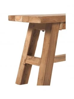 Westwing Collection Banc teck recycl&eacute; Lawas, larg. 180 x haut. 45 cm -Entrée & couloir Soldes Banc teck recycle Lawas 5