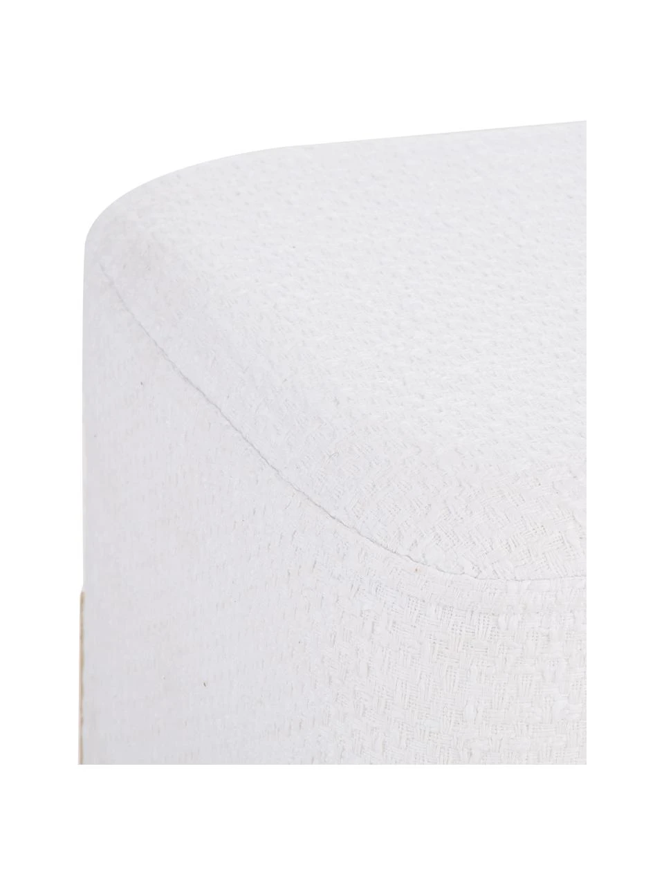 Westwing Collection Banquette en tissu bouclé blanc Harper, larg. 90 x haut. 44 cm 6 Westwing Collection Banquette en tissu bouclé blanc Harper, larg. 90 x haut. 44 cm – Image 6