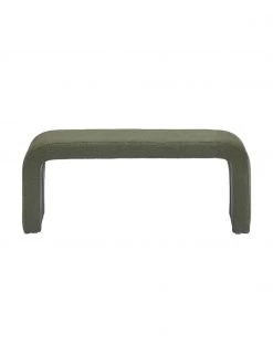 Westwing Collection Banquette moderne verte en tissu bouclé Penelope, larg. 110 x haut. 46 cm 8 Westwing Collection Banquette moderne verte en tissu bouclé Penelope, larg. 110 x haut. 46 cm -Entrée & couloir Soldes Banquette moderne verte en tissu boucle Penelope 2