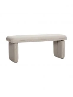 Hübsch Banquette rembourrée beige Mellow, larg. 100 x haut. 40 cmDisponibilité limitée