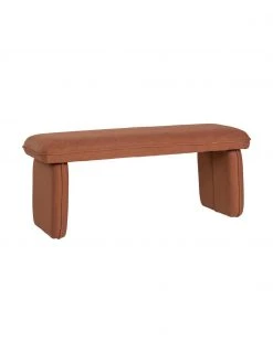 Hübsch Banquette rembourrée orange foncé Mellow, larg. 100 x haut. 40 cmDisponibilité limitée
