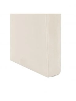 Westwing Collection Banquette velours blanche-cr&eacute;me Penelope, larg. 110 x haut. 46 cm -Entrée & couloir Soldes Banquette velours blanche creme Penelope 5