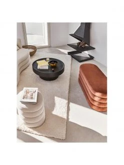 Westwing Collection Banquette velours brun Alto, larg. 110 x haut. 47 cm -Entrée & couloir Soldes Banquette velours brun Alto 3