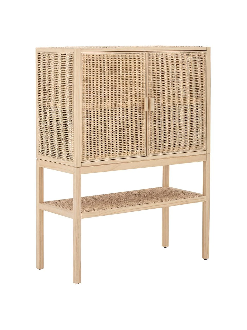 Bloomingville Buffet haut avec cannage Sanna, larg. 90 x haut. 120 cm 1 Bloomingville Buffet haut avec cannage Sanna, larg. 90 x haut. 120 cm