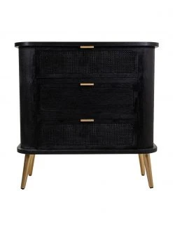 Commode arrondie Cayetana, larg. 80 x haut. 81 cmDisponibilité limitée -Entrée & couloir Soldes Commode arrondie Cayetana 3