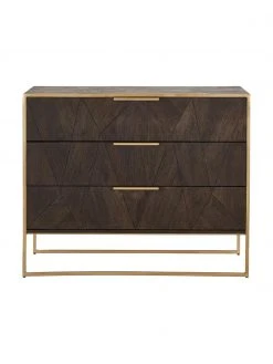 Westwing Collection Commode en bois massif Harry, larg. 100 x haut. 80 cm 9 Westwing Collection Commode en bois massif Harry, larg. 100 x haut. 80 cm -Entrée & couloir Soldes Commode en bois massif Harry 3