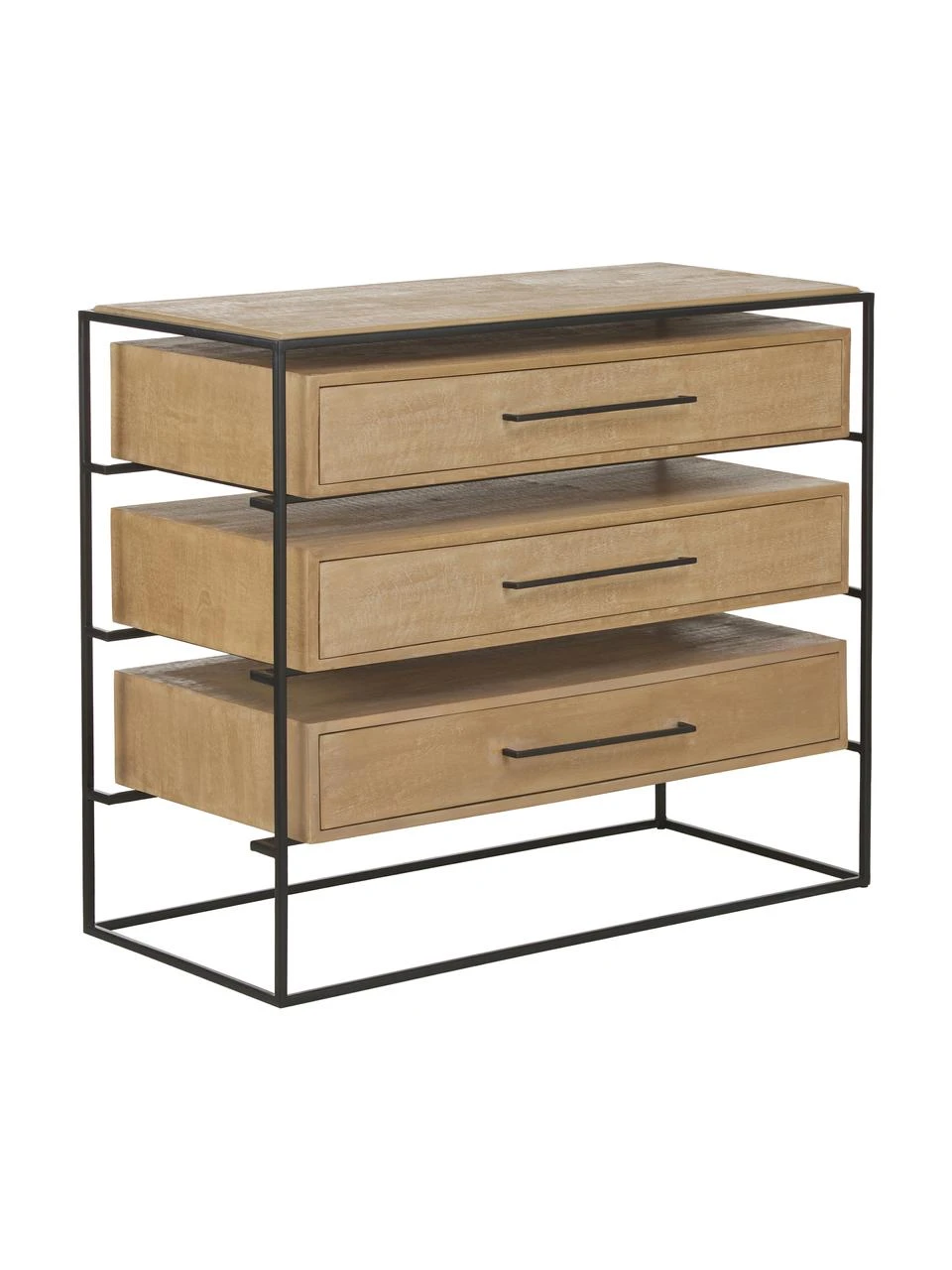 Westwing Collection Commode manguier massif Lyle, larg. 100 x haut. 82 cm 1 Westwing Collection Commode manguier massif Lyle, larg. 100 x haut. 82 cm