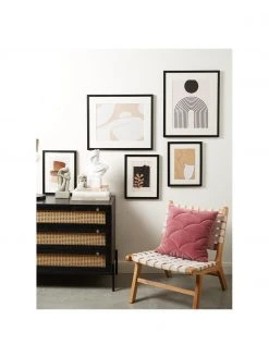 Westwing Collection Commode noire en cannage Vienna, larg. 105 x haut. 78 cm -Entrée & couloir Soldes Commode noire en cannage Vienna 3