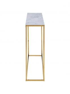 Console aspect marbre Aruba, larg. 110 x haut. 81 cm -Entrée & couloir Soldes Console aspect marbre Aruba 4