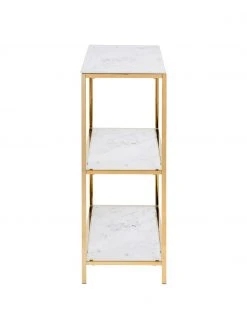 Console aspect marbre Aruba, larg. 70 x haut. 80 cm -Entrée & couloir Soldes Console aspect marbre Aruba 9