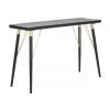 Nordal Console avec éléments couleur dorée Jana, larg. 120 x prof. 40 cmDisponibilité limitée