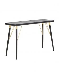 Nordal Console avec éléments couleur dorée Jana, larg. 120 x prof. 40 cmDisponibilité limitée