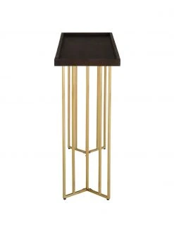 Westwing Collection Console avec plateau en bois massif Luca, larg. 100 x prof. 35 cm 10 Westwing Collection Console avec plateau en bois massif Luca, larg. 100 x prof. 35 cm -Entrée & couloir Soldes Console avec plateau en bois massif Luca 10