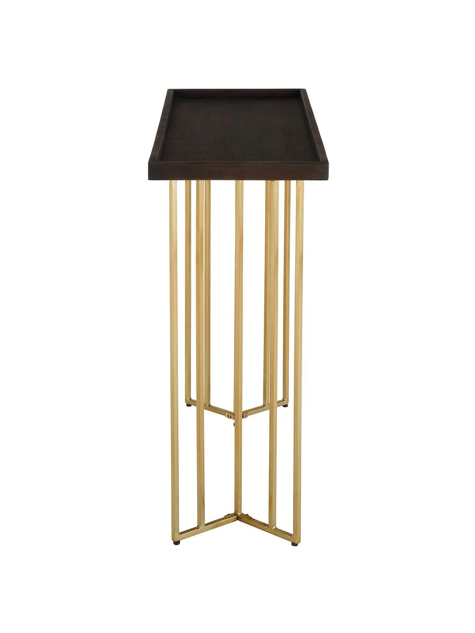 Westwing Collection Console avec plateau en bois massif Luca, larg. 100 x prof. 35 cm 5 Westwing Collection Console avec plateau en bois massif Luca, larg. 100 x prof. 35 cm – Image 5