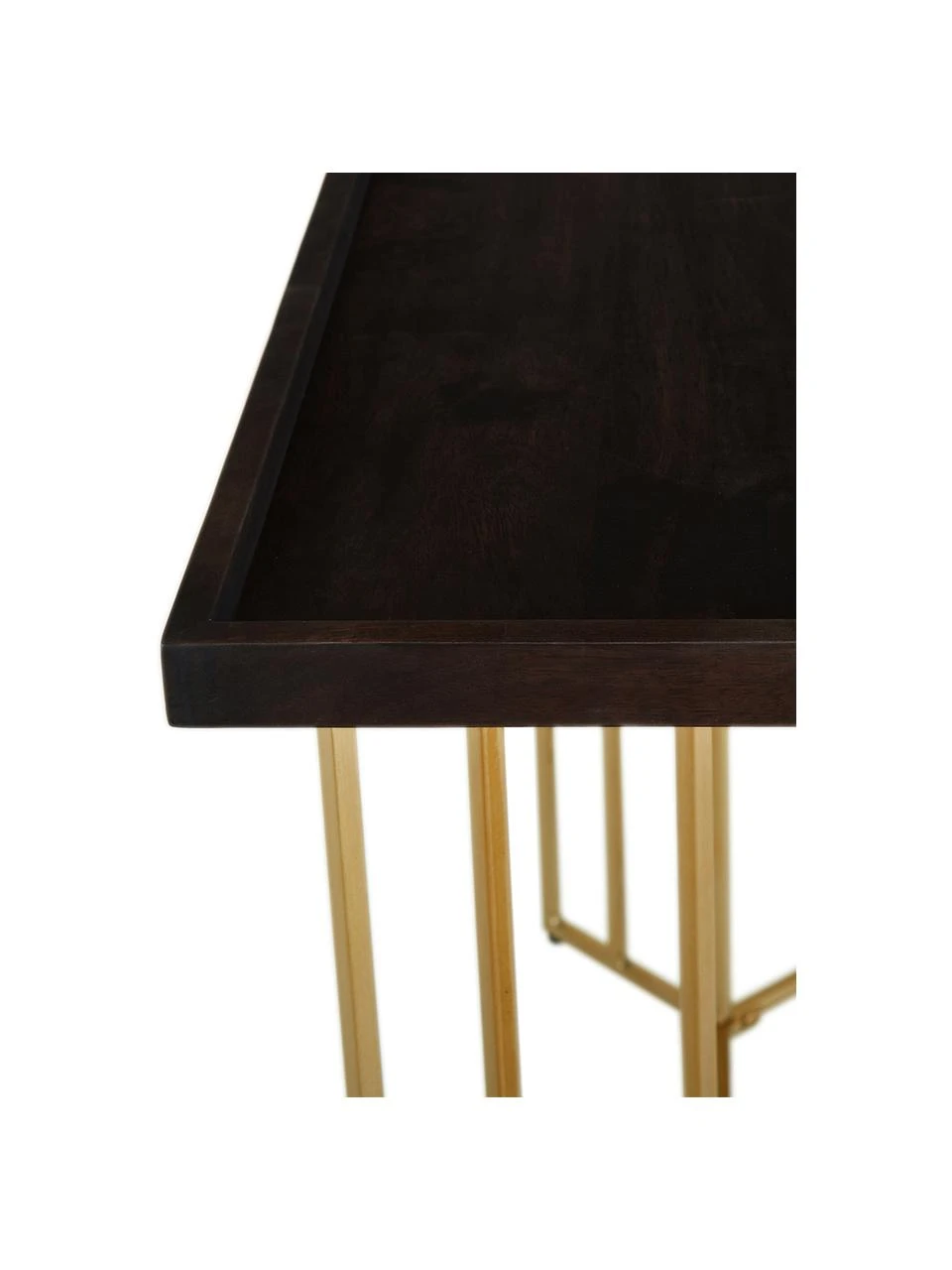 Westwing Collection Console avec plateau en bois massif Luca, larg. 100 x prof. 35 cm 6 Westwing Collection Console avec plateau en bois massif Luca, larg. 100 x prof. 35 cm – Image 6