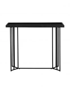 Westwing Collection Console avec plateau en bois massif Luca, larg. 100 x prof. 35 cm -Entrée & couloir Soldes Console avec plateau en bois massif Luca 3