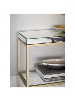 Console avec plateau en verre Pippard, larg. 120 x haut. 82 cm -Entrée & couloir Soldes Console avec plateau en verre Pippard 5