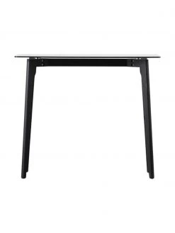 Console avec tablette en verre Blair, larg. 90 x prof. 38 cm