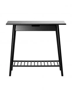 Console en bambou avec tiroir Noble, larg. 90 x prof. 32 cmDisponibilité limitée -Entrée & couloir Soldes Console en bambou avec tiroir Noble 3