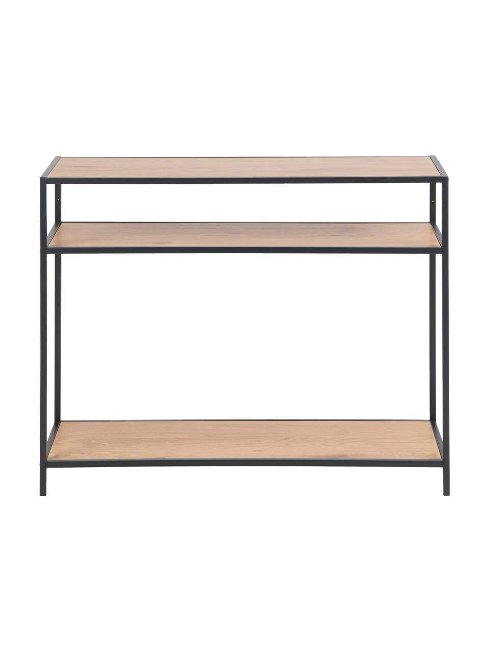 Console en bois et métal Seaford, larg. 100 x prof. 35 cm 5 Console en bois et métal Seaford, larg. 100 x prof. 35 cm – Image 5