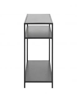 Console en bois et m&eacute;tal Seaford, larg. 100 x prof. 35 cm -Entrée & couloir Soldes Console en bois et metal Seaford 4