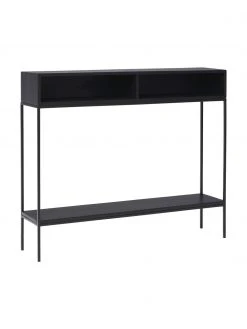 Westwing Collection Console en bois massif à compartiments ouverts Lyle, larg. 105 x haut. 89 cm