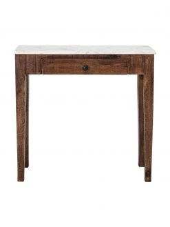 Bloomingville Console en manguier avec plateau en marbre Hauge, larg. 79 x haut. 76 cm -Entrée & couloir Soldes Console en manguier avec plateau en marbre Hauge 3