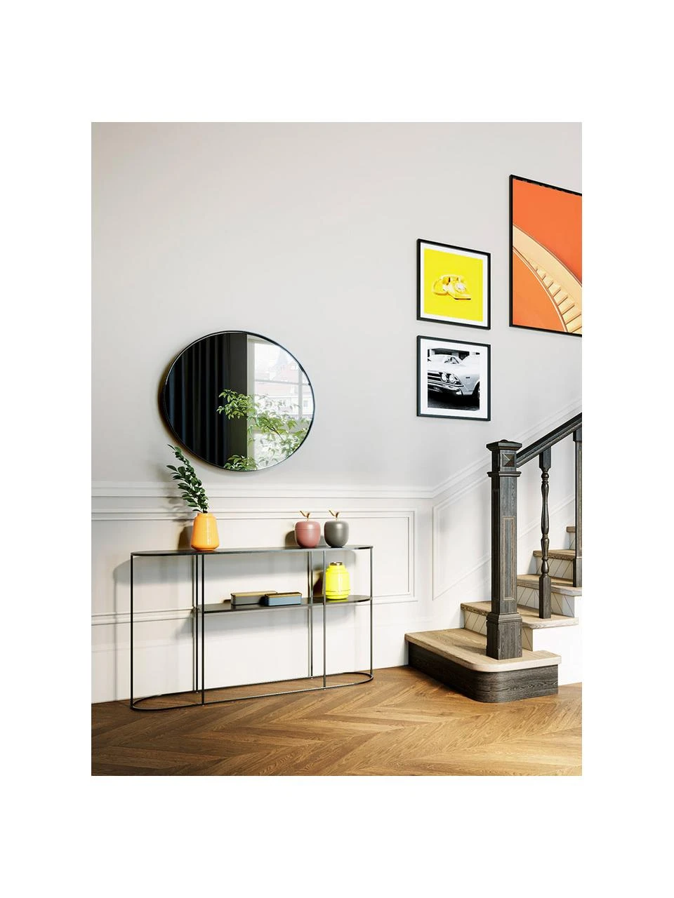 Console en métal Grayson, larg. 120 x haut. 76 cm 2 Console en métal Grayson, larg. 120 x haut. 76 cm – Image 2